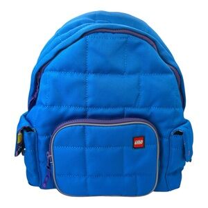 Lego‎ X Target Blue Backpack - Quilted Backpack Limited Edition